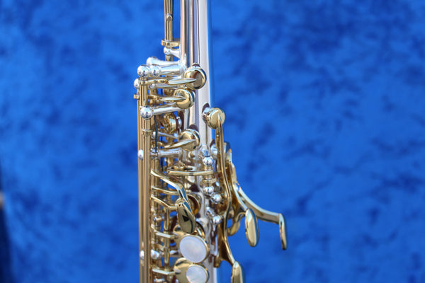 Kenny G G-series IV Silver Body with Lacquered Keys Soprano Saxophone