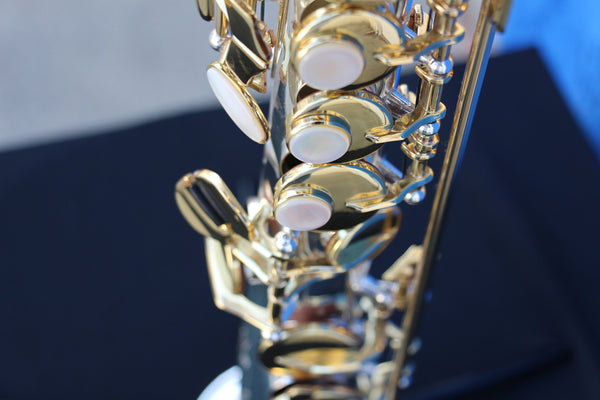 Kenny G G-series IV Silver Body with Lacquered Keys Soprano Saxophone