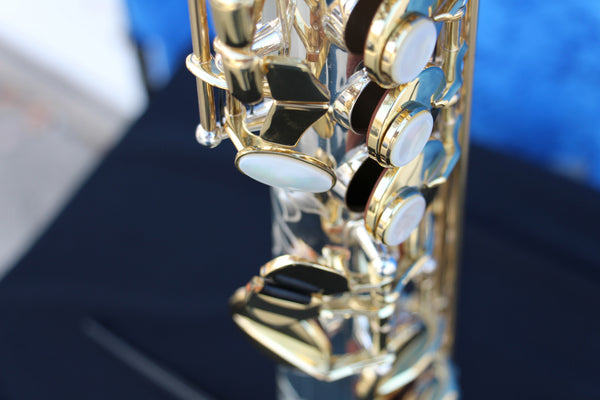 Kenny G G-series IV Silver Body with Lacquered Keys Soprano Saxophone