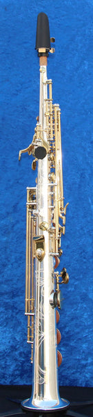 Kenny G G-series IV Silver Body with Lacquered Keys Soprano Saxophone