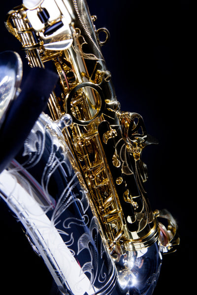 Kenny G E-Series IV Alto-Saxophone Lacquer Body & Keys with Silver Neck & Bell