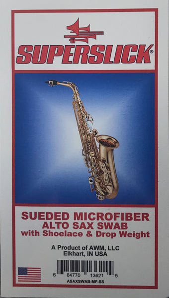 Superslick Sueded Microfiber Alto Saxophone Swab